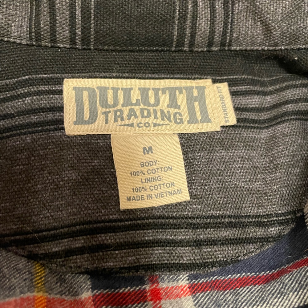 Duluth Trading Co heavy cotton jacket. Men’s size M. Barely worn.